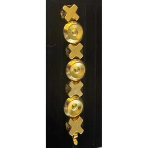 Vintage Gold-tone XOXO Bracelet by Morris